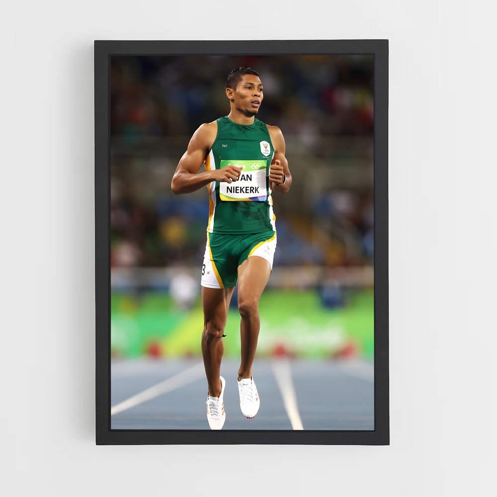 Poster Wayde van – affiche Athlétisme (vue 2)